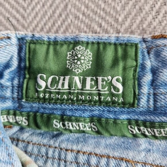 Schnee's Bozeman Montana Jeans Men's 34x29 Light Blue Wash Denim RN# 86069 C21 - Picture 3 of 16